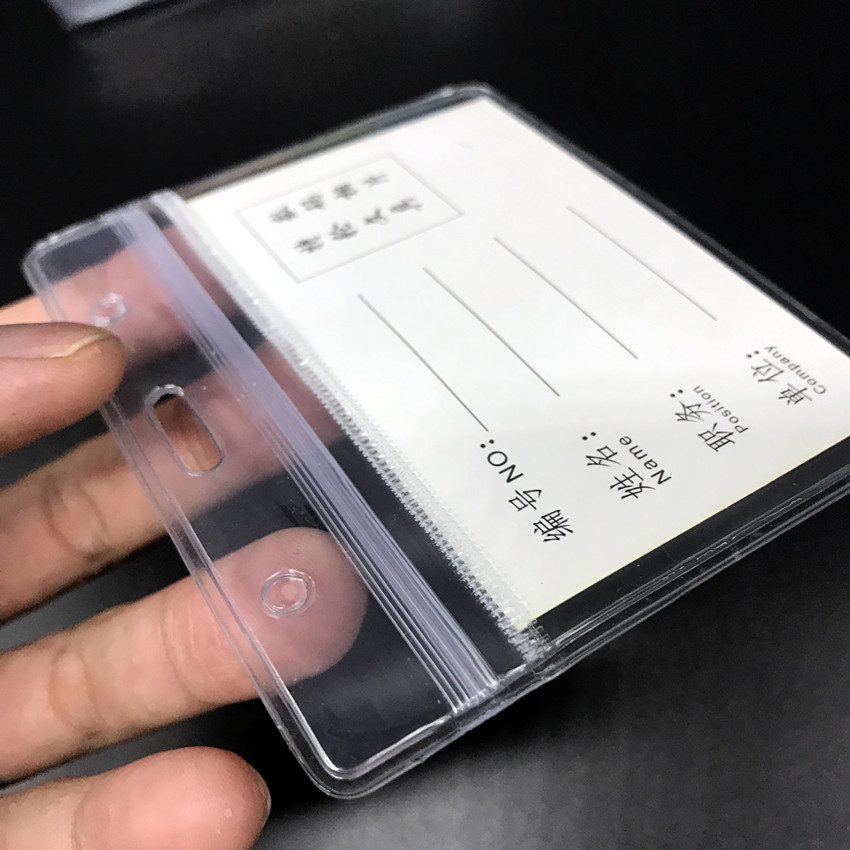 Special Wheel Waterproof Exhibition Badge Work Badge Soft Pvc Transparent Badge Student Id Card Holder Factory Badge
