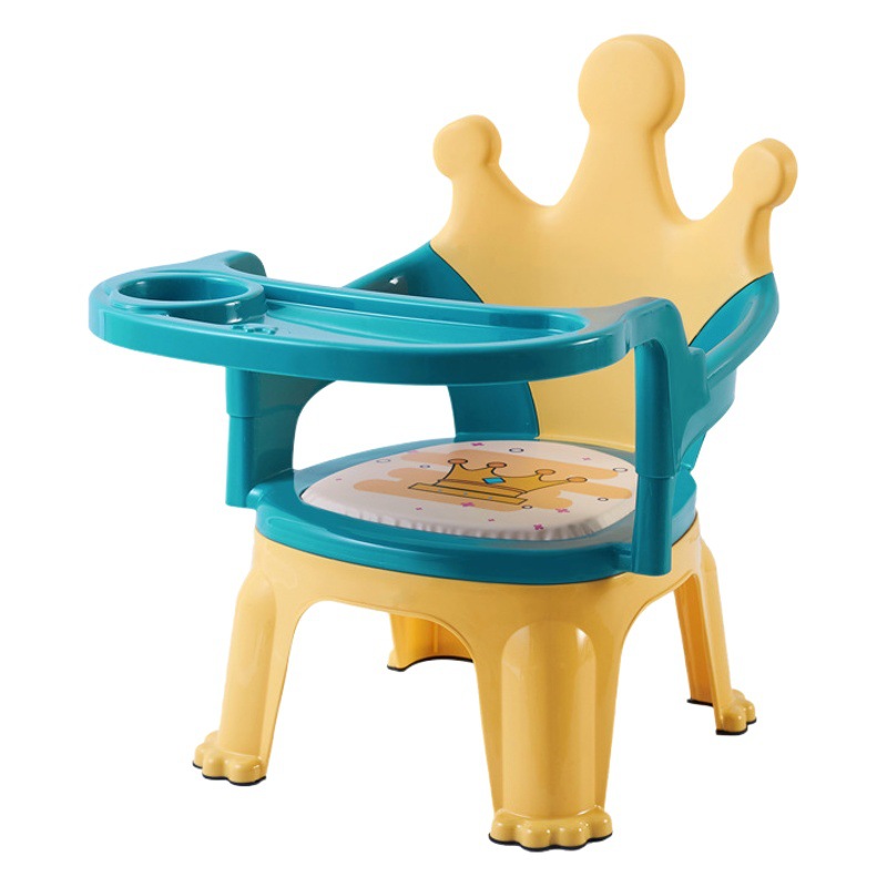 Children's dining plate fun calling chair infant dining seat back chair home baby low stool dining table and chair