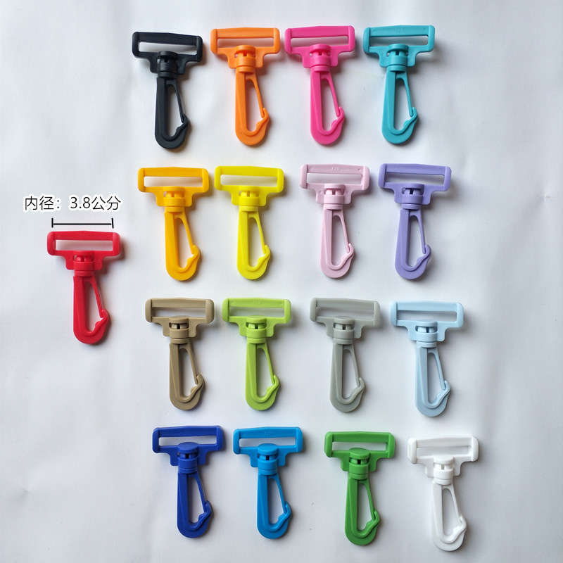 Inner diameter 3.8cm rotating hook luggage accessories hanging pet hook clothing accessories hook lobster clasp hook