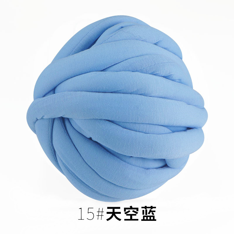 Picture of Heart-filling cotton warm velvet cotton Iceland wool DIY hand-woven hook blanket carpet cover blanket dog kennel cat nest cushion basket basket bag