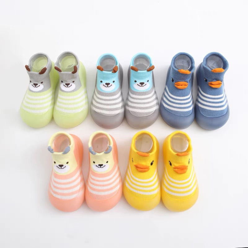 Picture of Infant Toddler Shoes and Socks, Spring and Autumn Thin Style, Baby Anti-Falling, Anti-Collision, Anti-Slip, Soft Sole, Wear-Resistant Floor Shoes
