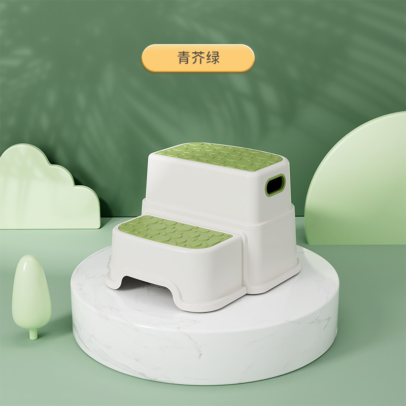 Picture of Children's footstool non-slip height-increasing multifunctional washing step storage baby washing step stool toilet pedal