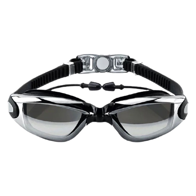 Waterproof anti-fog HD swimming goggles professional swimming goggles men and women large frame swimming glasses children diving swimming equipment