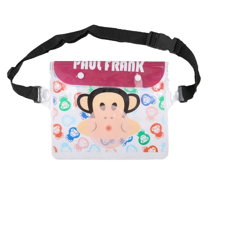 Picture of Spot Pvc Mobile Phone Waterproof Bag Water Splashing Festival Rafting Beach Mobile Phone Waterproof Waist Bag Sports Waist Bag Waterproof Bag