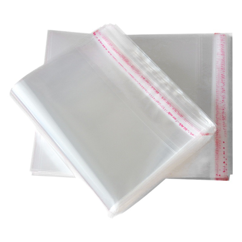 opp self-adhesive bag transparent thick printable self-sealing bag 18*25 big red jujube medlar fungus plastic packaging bag