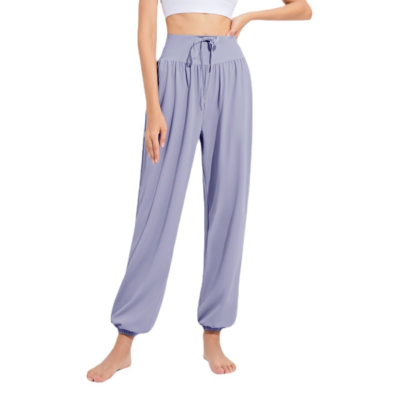 RUNA PULSE Loose Casual Sports Pants Women's Slimming Quick-drying Lantern Trousers Breathable Dance Wide-leg Yoga Pants