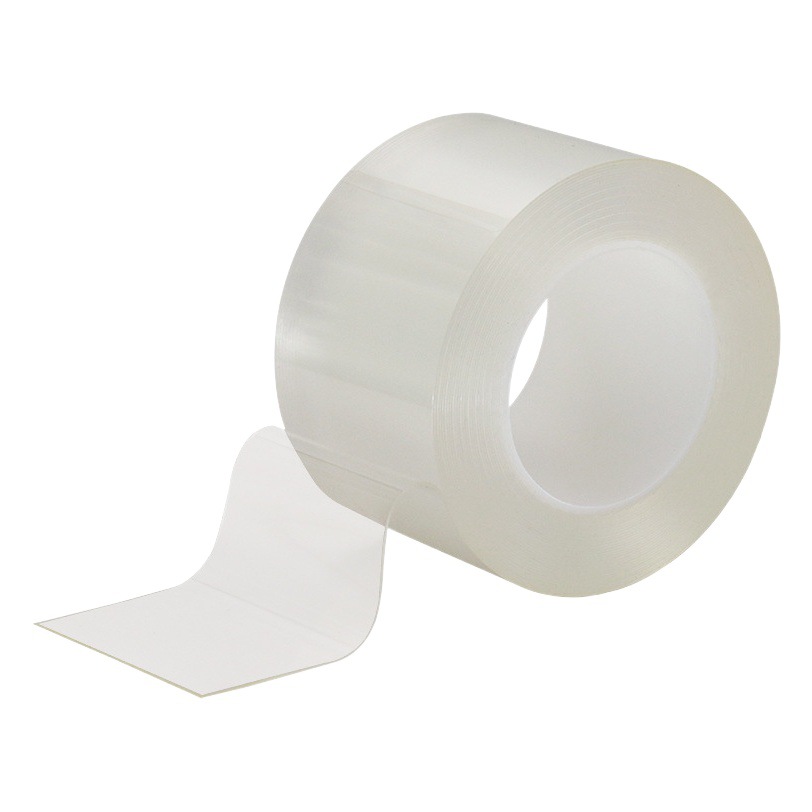Single-sided nano tape car anti-collision strip moisture-proof waterproof transparent beauty seam invisible adhesive acrylic tape
