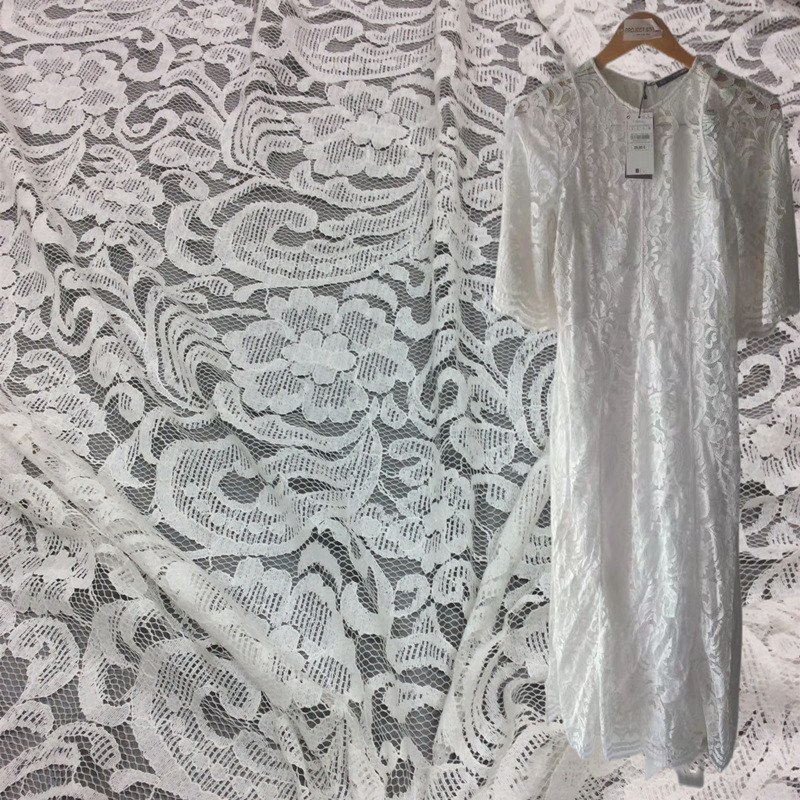 brocade cotton lace fabric thin mesh clothing apparel handmade DIY accessories lace women's dress shirt cloth