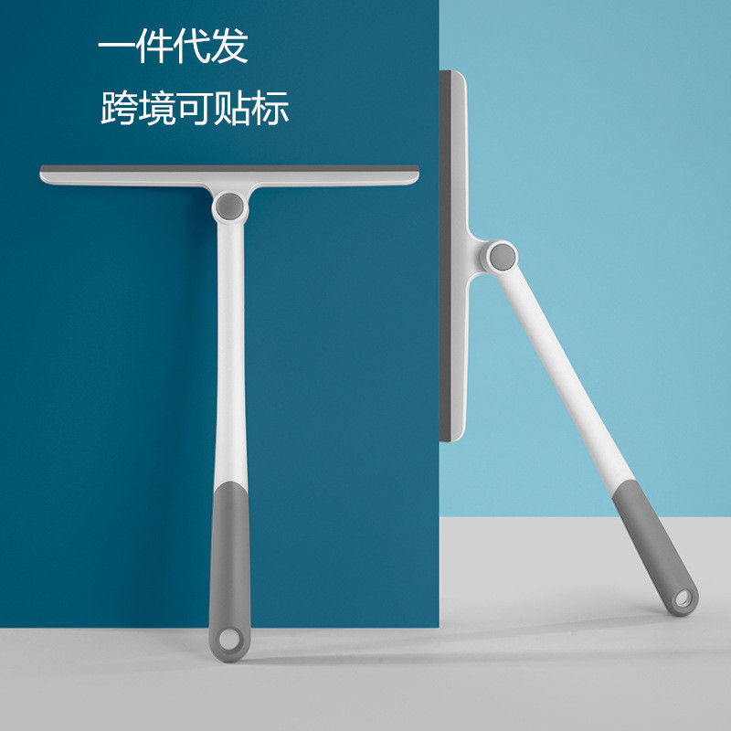 360 ° Rotating T-type Glass Wiper Household Window Cleaner Glass Wiper Bathroom Cleaning Wiper