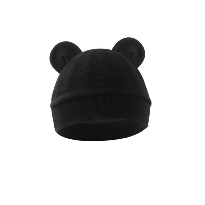 Picture of 2023 foreign trade baby pullover cap Mickey ears baby hat newborn tire cap anti-scratch gloves 2-piece set