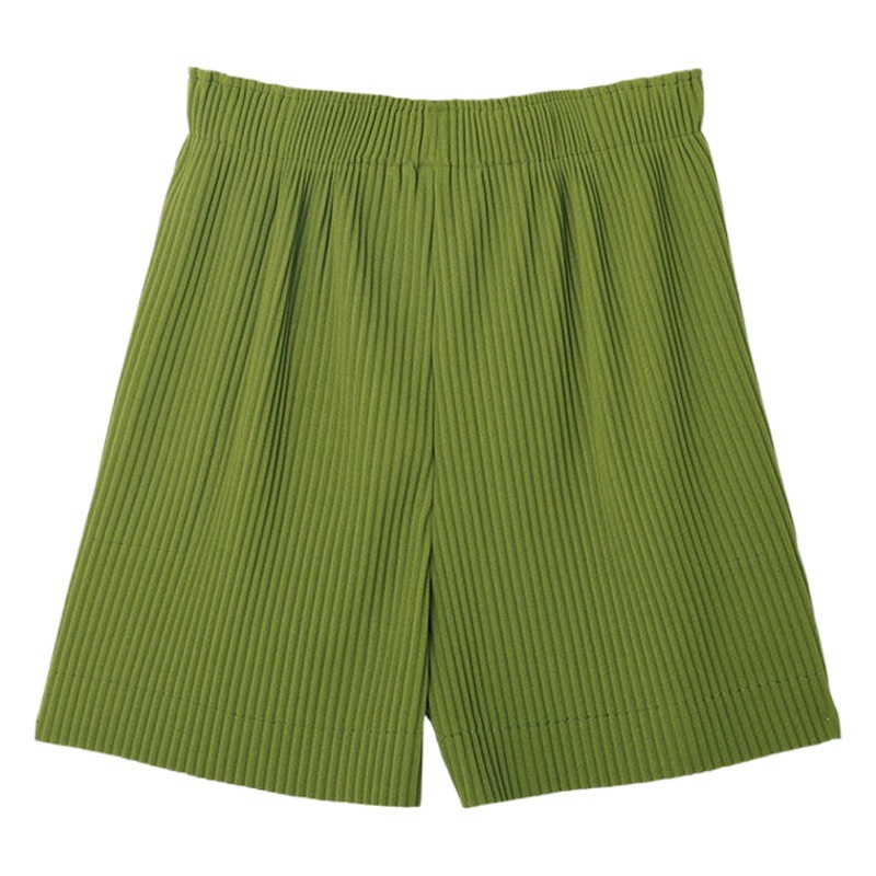 Miyake Pleated Pants Women's Summer 2023 New Casual Pants Wide Leg Pants High Waist Loose Slimming Pleated Shorts