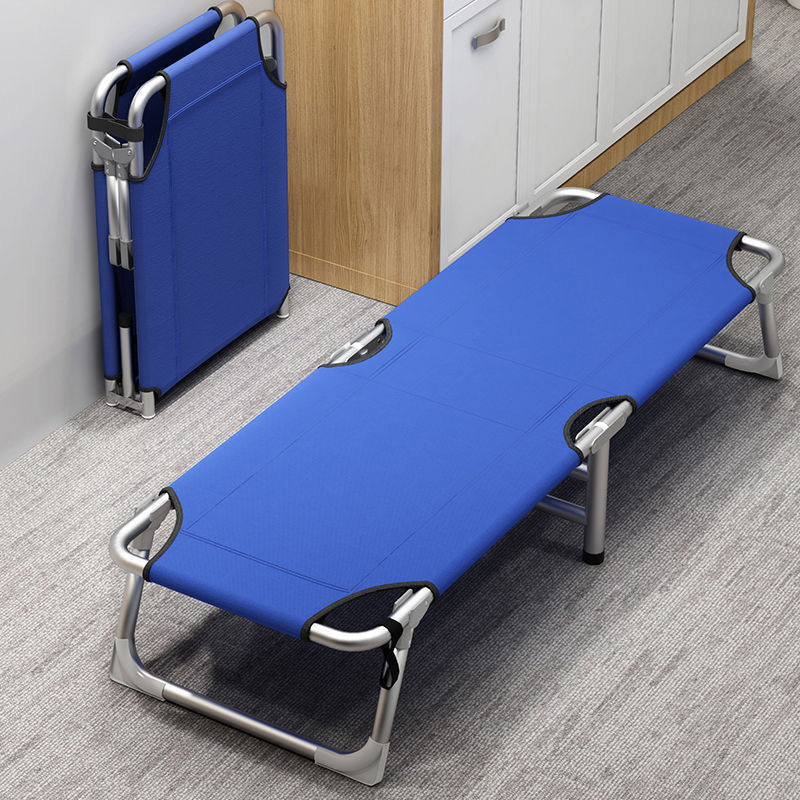 Lightweight Folding Bed Simple Office Nap Bed Single Bed Nap Portable Reclining Companion Folding Single Bed Factory
