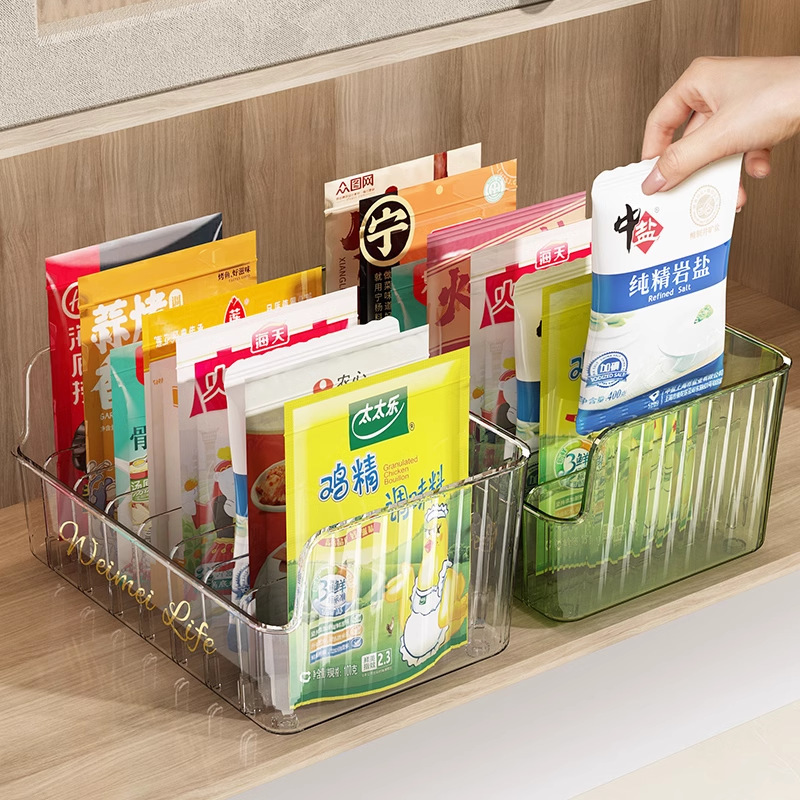Multi-functional Seasoning Storage Box Household Kitchen Seasoning Bag Jar Storage Artifact Seasoning Storage Rack