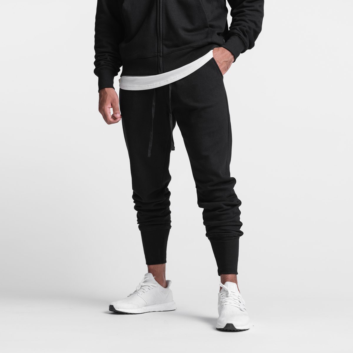 Autumn and Winter New Fitness Trousers Men's Stretch Casual Sports Pants Running Training Basketball Pants Loose Leggings
