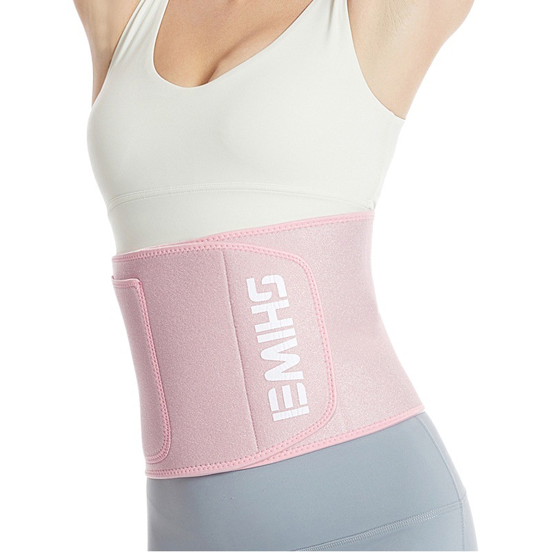 Sweat sports waist support sweat waist band fitness belt women's sports exercise belly collection running sports waist support