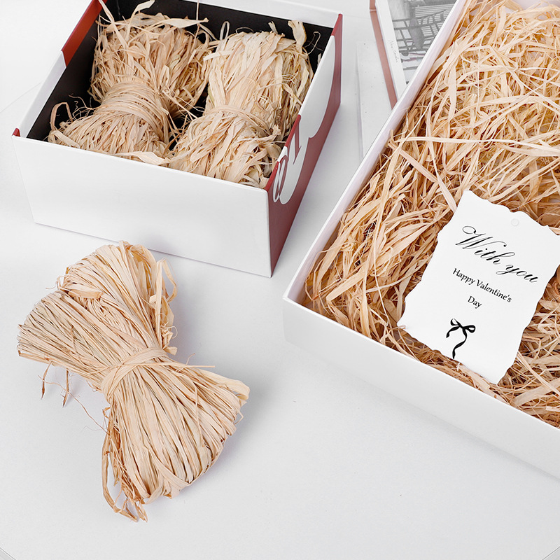 Hua Lian Pure Natural Raffia Love Imported Decorative Materials Handmade Floral DIY Decorative Flower Wrapping Paper