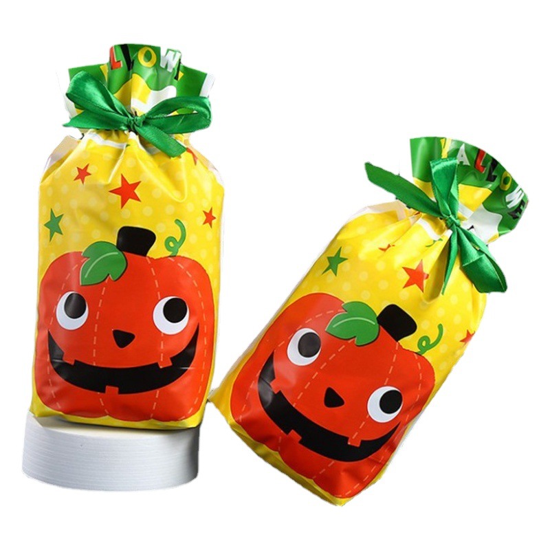 Cross-border direct sales original Christmas gift packaging bag ribbon drawstring bag safe fruit bag gift back drawstring bag