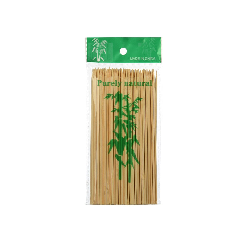 Picture of Bamboo stick 4.0mm * 18/20/25/30/35/40/45/50cm barbecue stick large meat gluten string bamboo stick