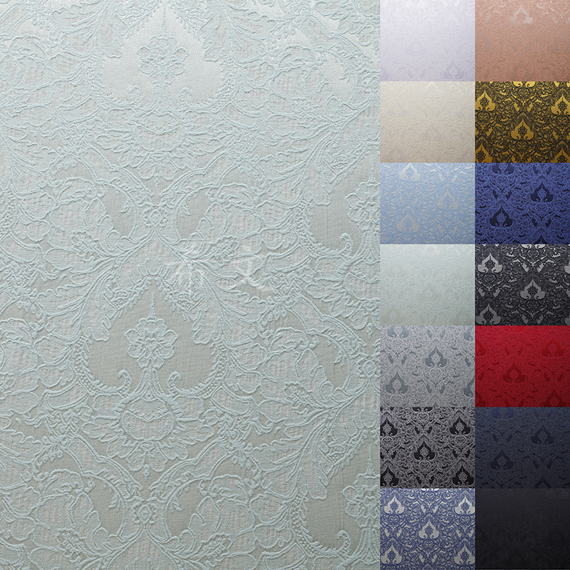Picture of Three-Dimensional Relief Jacquard Fabric Spring Soft Classical Jacquard Micro-Elastic Cotton Fabric Chinese Suit Han Dynasty Clothing Fabric
