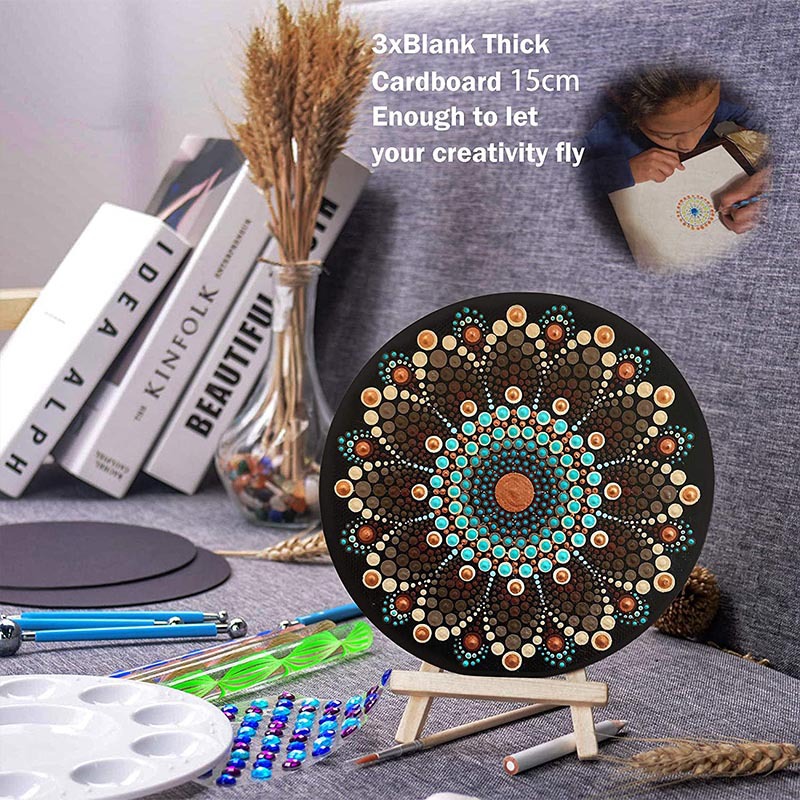 Picture of Cross-border Amazon Mandala Drill Tool 40-piece Set Painting Handmade Art Supplies Art Sketchpad Sticker