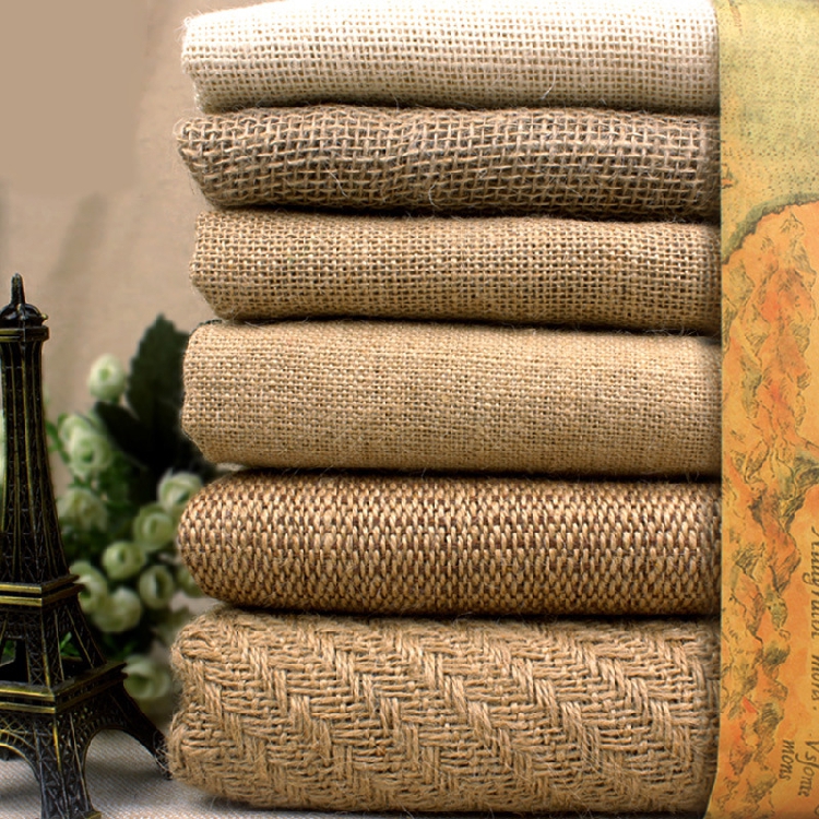 Sack jute tea mat kindergarten DIY decoration background oil painting handmade thickening photo photography old coarse linen fabric