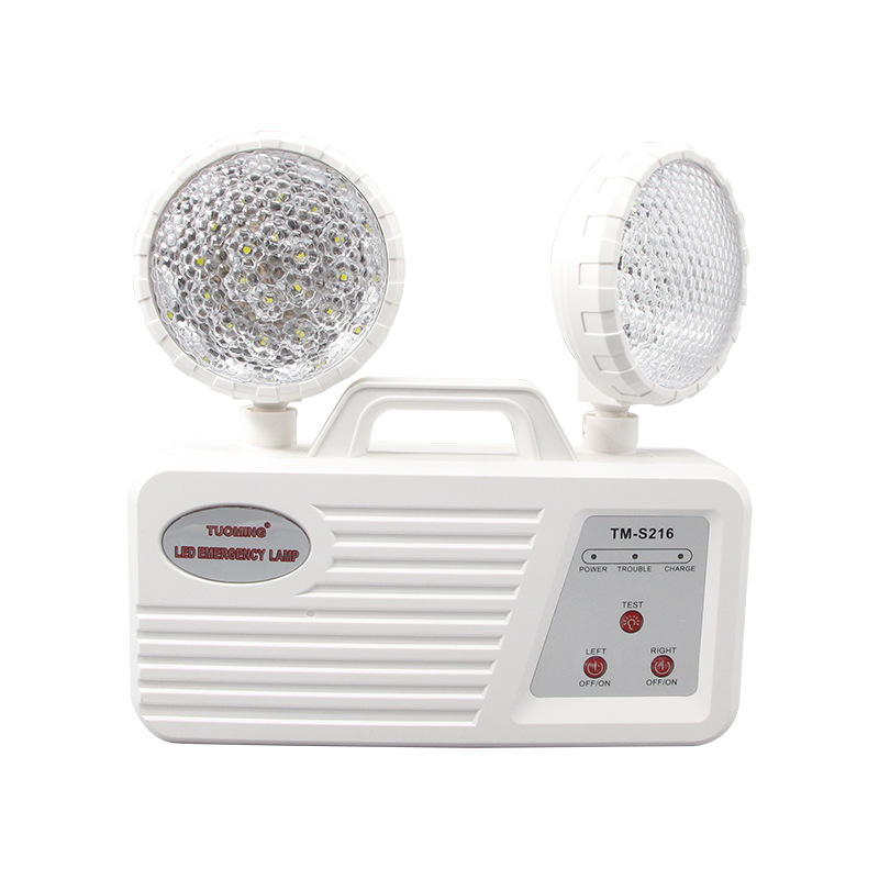 Picture of Cross-border high brightness double headlight CBCE certification export export power outage automatic emergency lighting for hotel engineering use