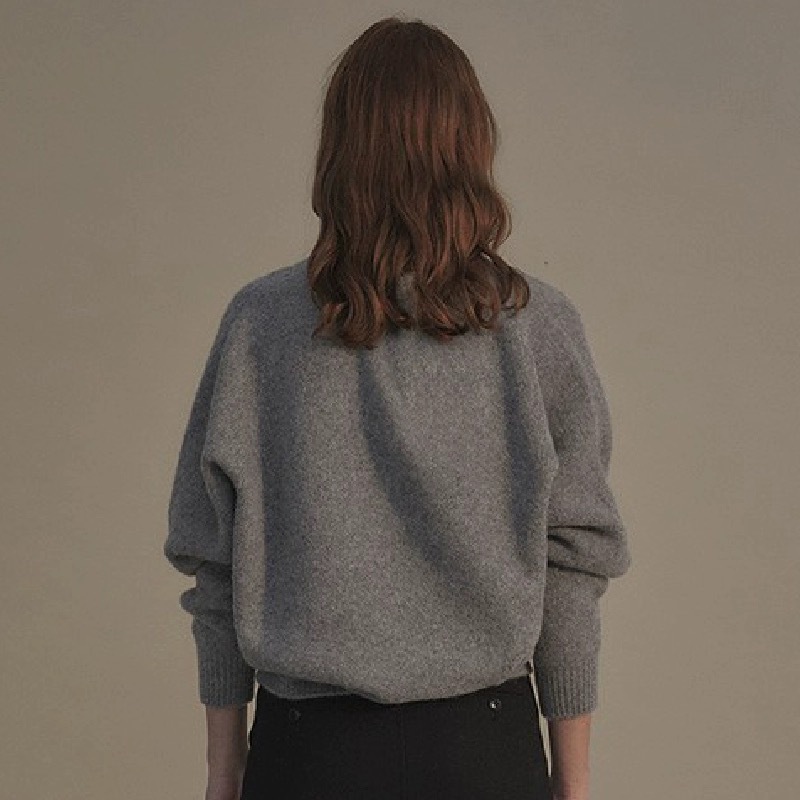 Picture of in stock Nothing written Sweater Women's 2024 Fall/Winter New V-Neck Lazy Style Loose Wool Knitted Sweater