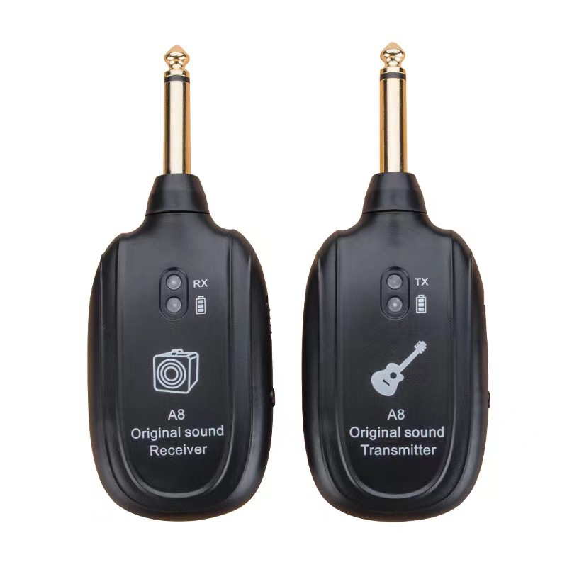 Picture of Factory direct supply A8 guitar pickup wireless transmitter electric guitar pickup electric wind instrument wireless transceiver
