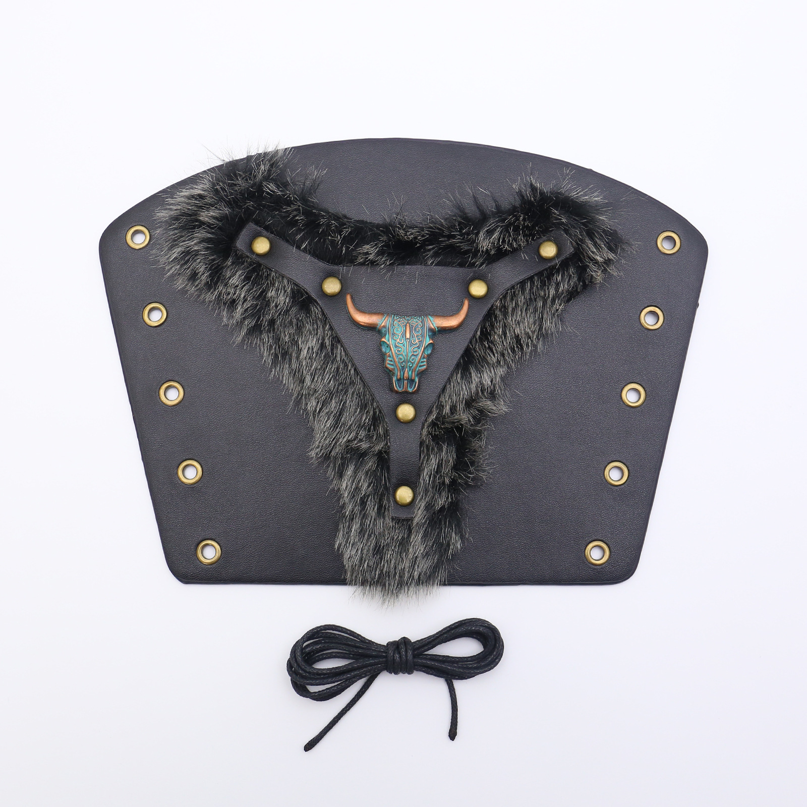Picture of Cross-border Medieval Men's Leather Bracer Retro Punk Hand Guard Carnival cosplay Costume Accessories Arm Guard