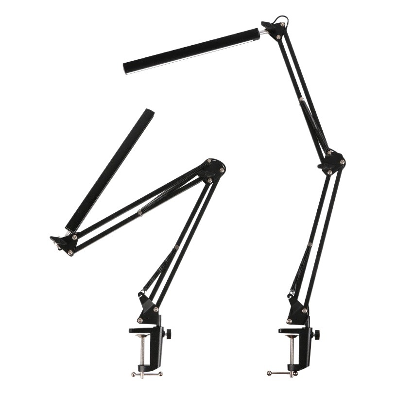 Led Foldableing Long-Arm Eye Protection Reading Desk Lamp Learning Student Lighting Supplementary Light Stick Live Broadcast Room Professional Dimmable