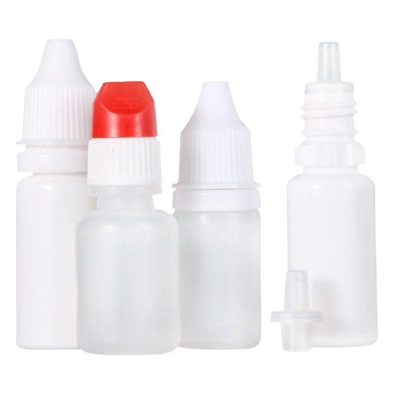 in stock 5 ml white transparent split empty bottle anti-theft dropper