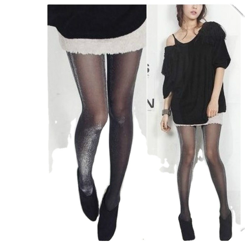 Color Pearlescent Silk Stockings Women's Summer Gold Silk Slimming Socks Bright Silk Women's Silk Stockings