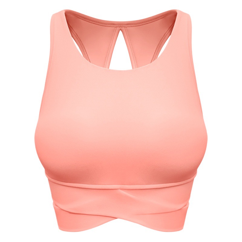 Sports Bra Women's New Summer High-Intensity Fitness Wear Sports Outdoor One-Piece Cross Yoga Vest Top