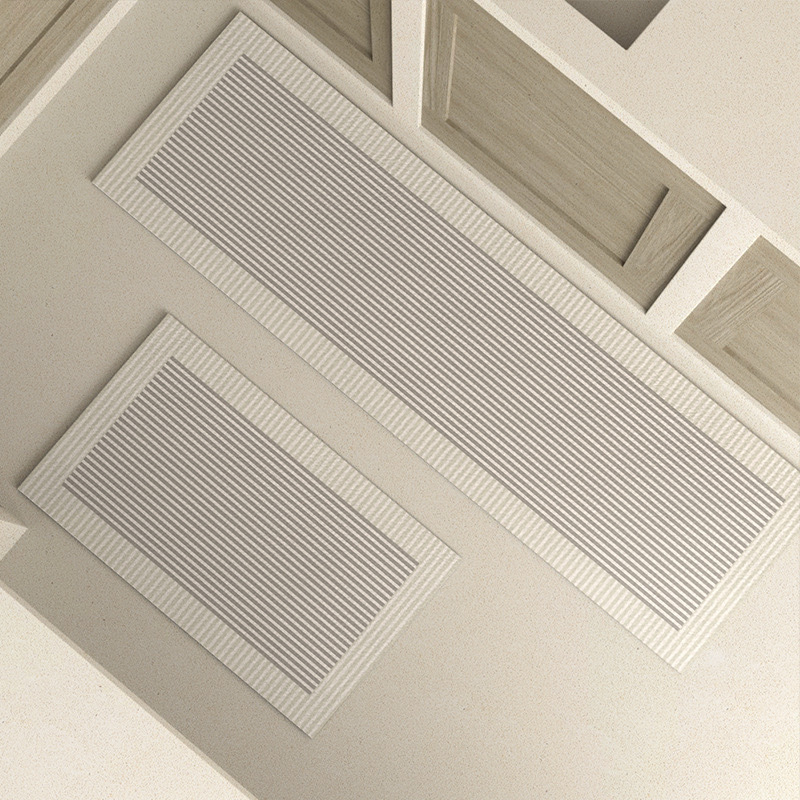 Kitchen PVC waterproof floor mat erasable washable carpet leather entrance door non-slip oil-proof household mat
