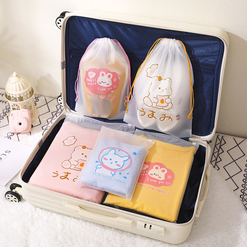 Travel Clothing Packing Bags, Underwear and Shoe Storage Bags, Clothing Zipper Bags, Divided Sealed Bags, Cross-Border Zipper Type