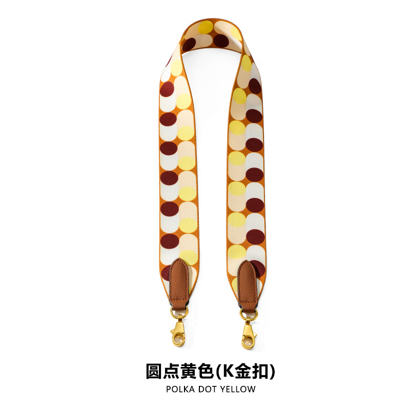 Picture of Ma Huangshi MHS-F-28 Ribbon F Dot Decoration Women's Bag Wide Shoulder Belt Canvas Ribbon Single Back Women's Bag Accessories