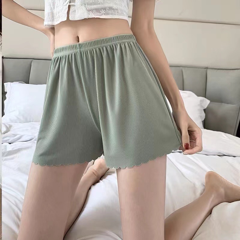 Picture of Safety pants women's anti-light 2022 spring and summer New threaded loose shorts wear Ice Silk seamless leggings