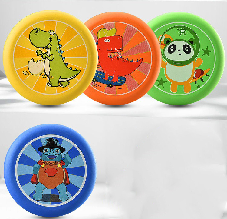 Picture of Cross-border Children Soft Frisbee Boomerang UFO Parent-child Interactive Games Outdoor Toys Kindergarten Safety Sports