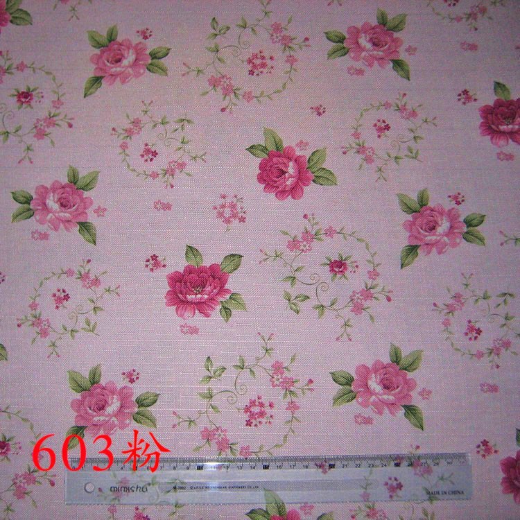 Picture of Manufacturer's Ready Stock 2.8m Wide Polyester Imitation Linen Jacquard Bamboo Plaid Cloth Flower Pattern Rich Cross Plaid Bamboo Cloth