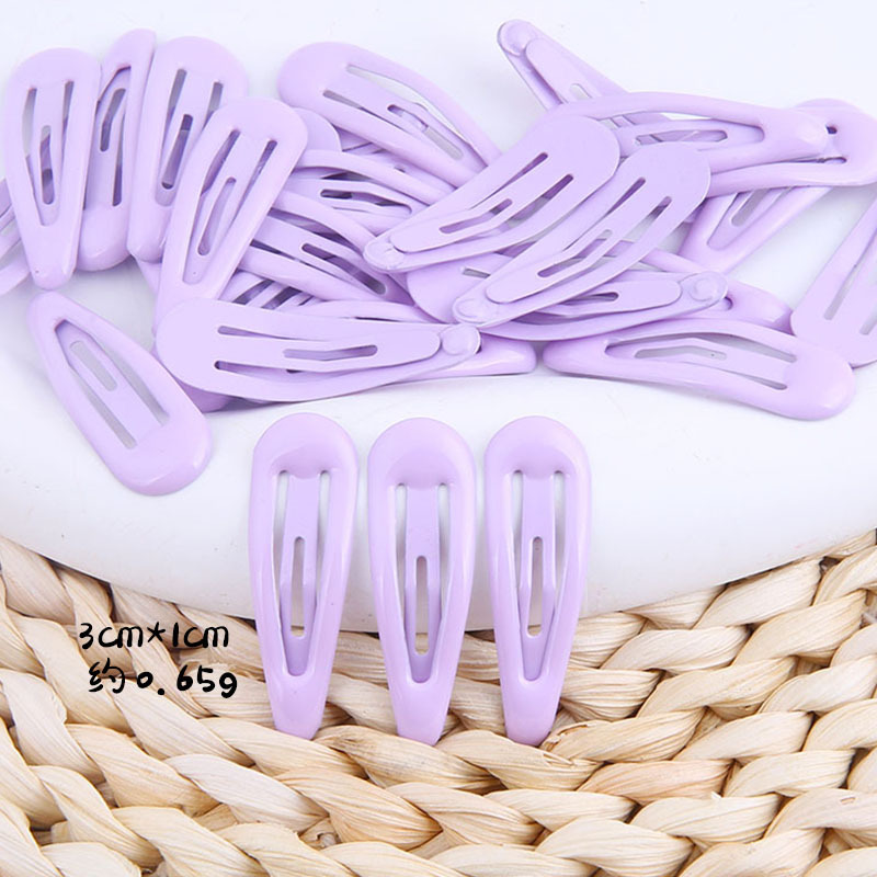Picture of Candy Colorful Hairpin Hyuna Style Colorfulful Water Drop Clip Glue Bb Clip Hairpin Duckbill Clip Korean DIY Headwear Wholesale
