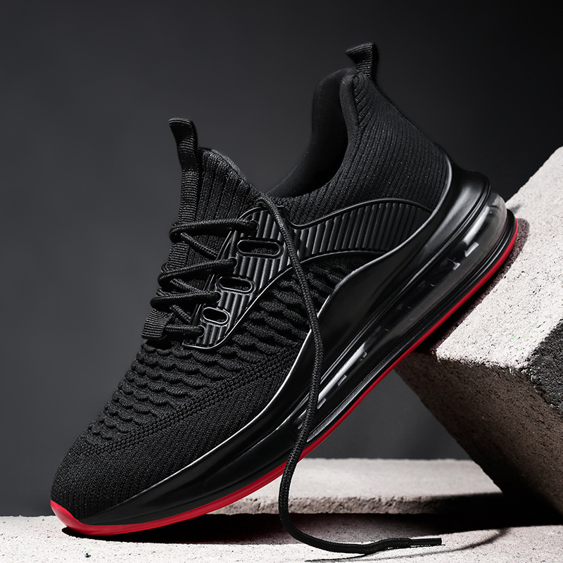 Men's Shoes New Summer Coconut Shoes Breathable Air Cushion Shock Absorbing 48 plus size Shoes Men's Trendy Shock Absorbing sneaker Running Shoes