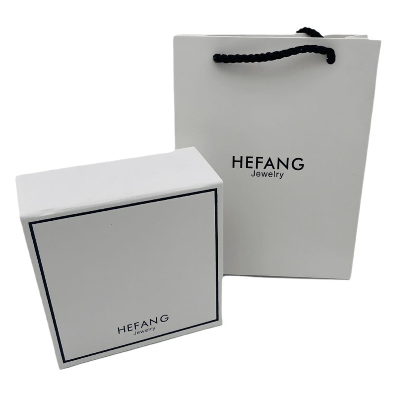 What ­ Square Jewelry Box Hf Ring Necklace Box Earring Jewelry Universal Original Magnetic Lid Jewelry Packaging Box Jewelry