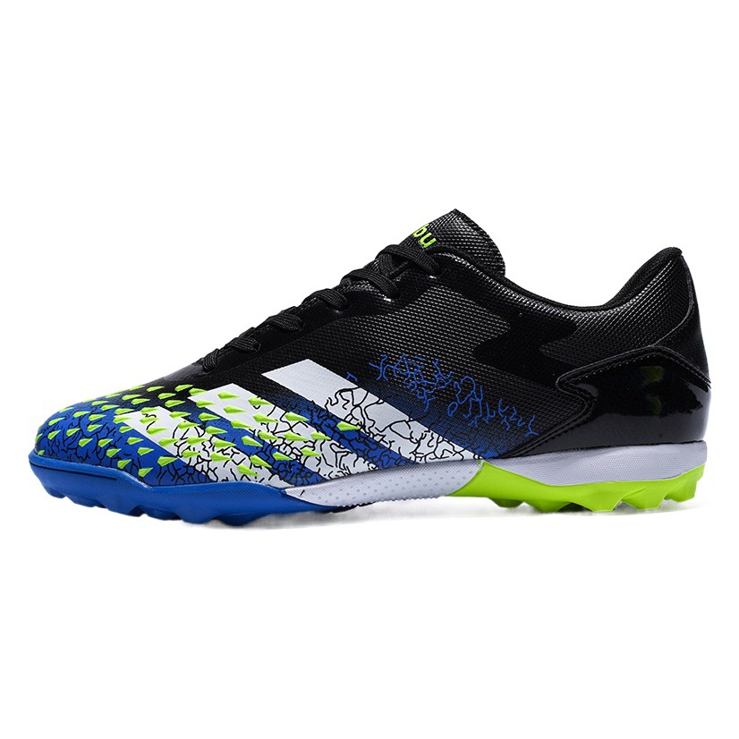Cross-border low-top football shoes tf broken nail artificial lawn AG nail leather foot boys and girls teenagers student training shoes