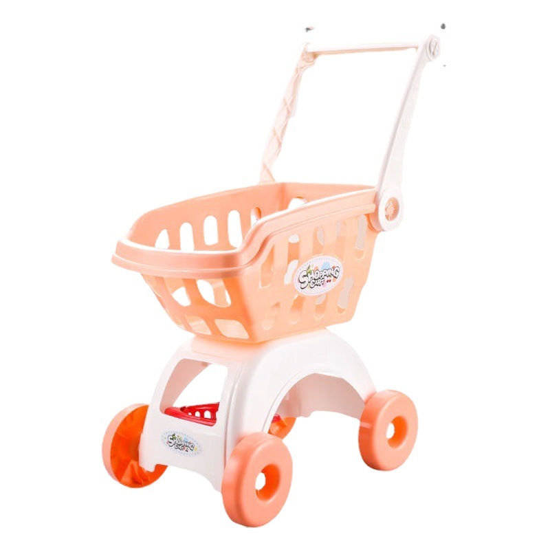 Wholesale Children's Shopping Cart Toy Baby Fruit Supermarket Trolley Boys' Girls Simulation Play-house Big Kitchen