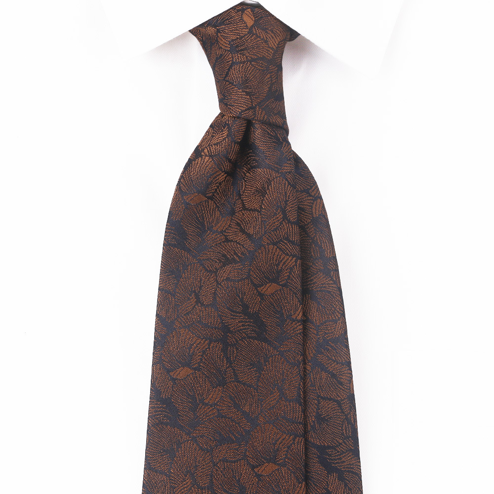 Picture of Tie Men's Dress Korean British Gentleman European and American Style Striped Brown khaki 8CM Hand Tie Professional Fashion