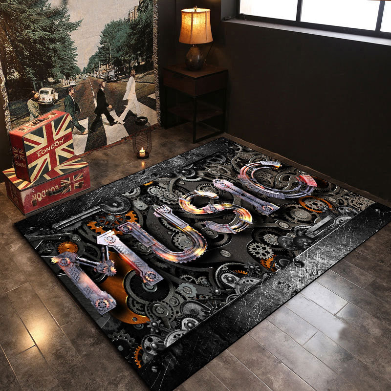 Picture of Factory wholesale in stock drum carpet mat jazz drum non-slip mat sound insulation dust removal carpet drum blanket a generation of hair