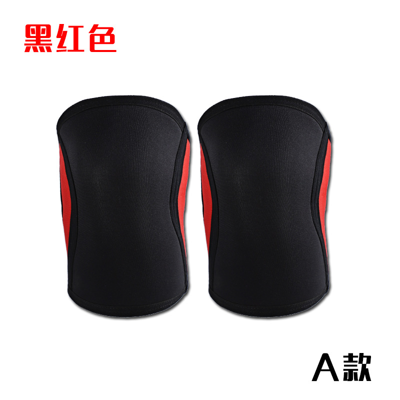 Picture of Thickened Diving Material 7mm Knee Pads Weightlifting Squat Strength Training Hercules Neoprene Knee Pads Elastic
