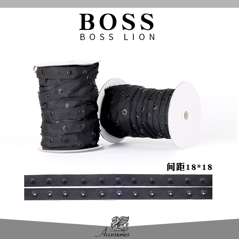 BOSS Boshi Snap Band Spacing 18*18cm Bandwidth 1.8cm Button Size 0.8cm Baby Dancing Clothes