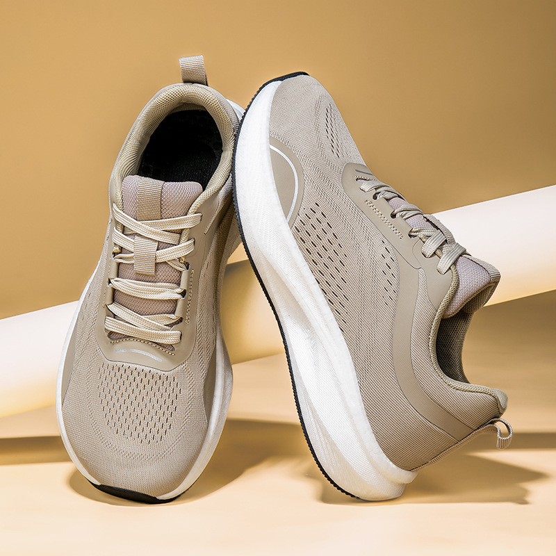 New wide-toe and wide-last big-toe shoes are lightweight and breathable sports mesh men's marathon rebound help cushioning running shoes