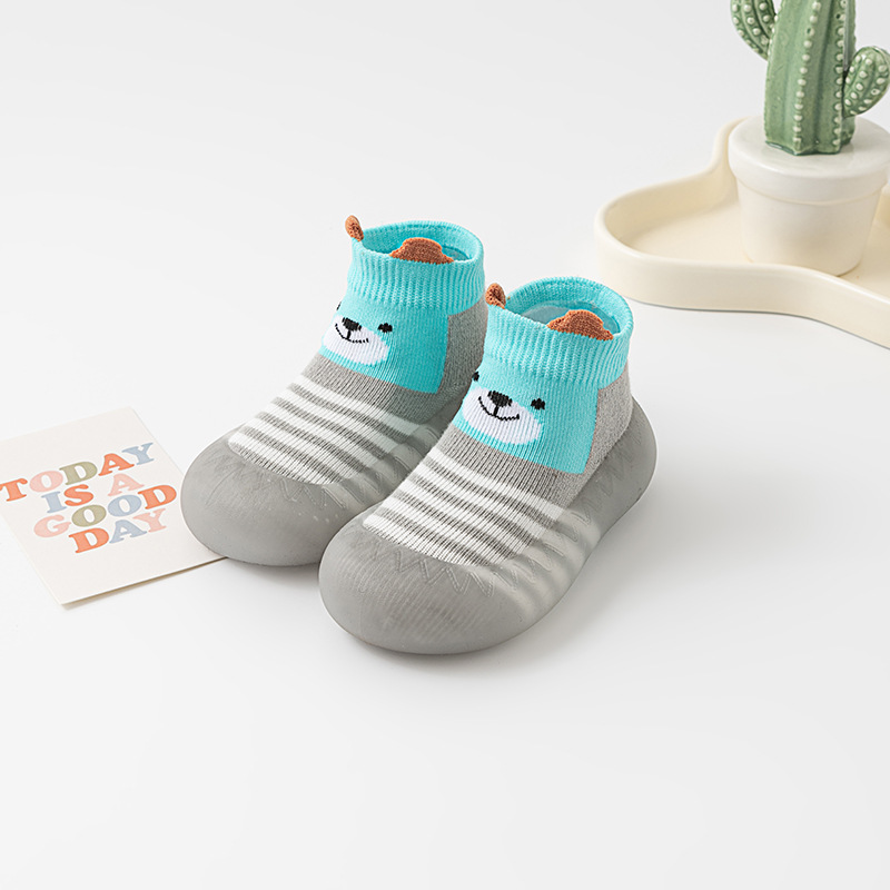 Picture of Infant Toddler Shoes and Socks, Spring and Autumn Thin Style, Baby Anti-Falling, Anti-Collision, Anti-Slip, Soft Sole, Wear-Resistant Floor Shoes